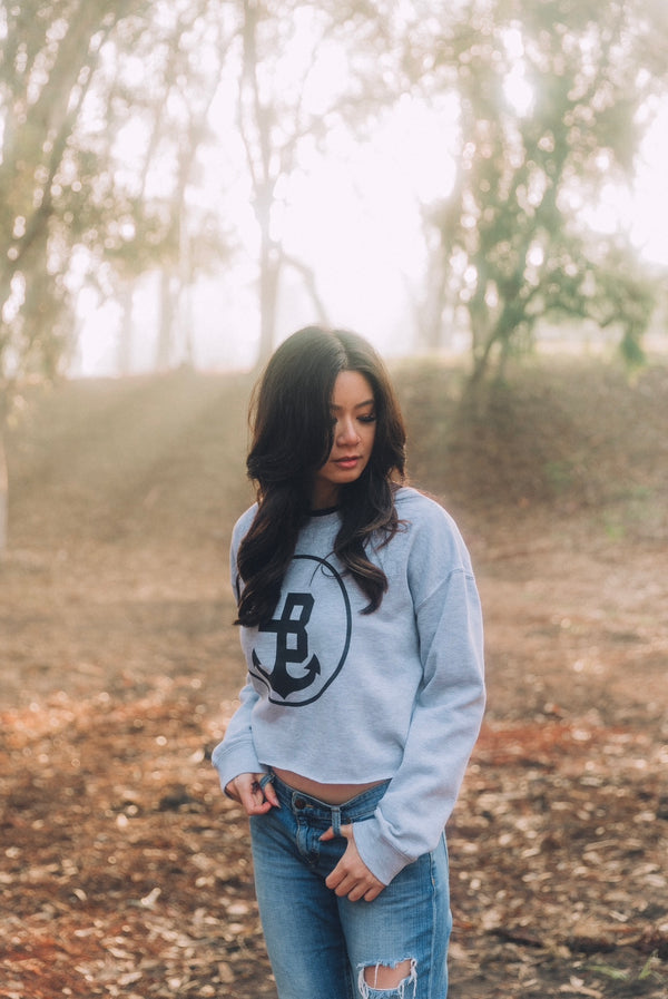 Crop Crewneck Sweater